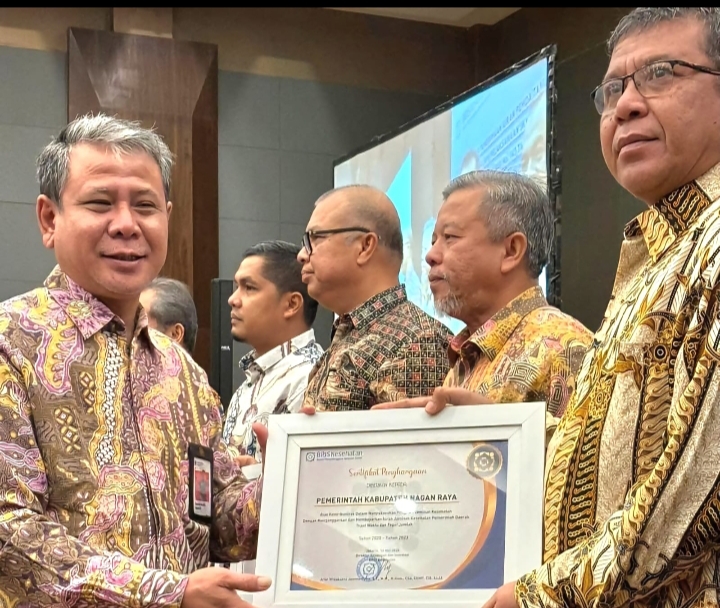 Pemkab Nagan Raya Terima Penghargaan dari BPJS