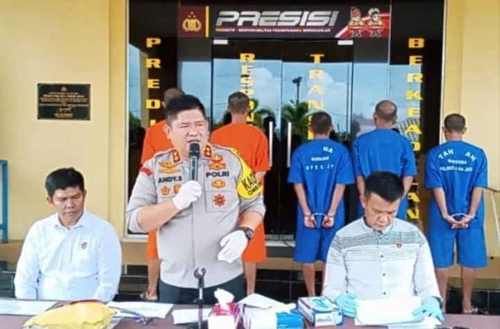Polres Aceh Jaya Ungkap Kasus Kriminal Perampasan dan Penyalahgunaan Narkoba