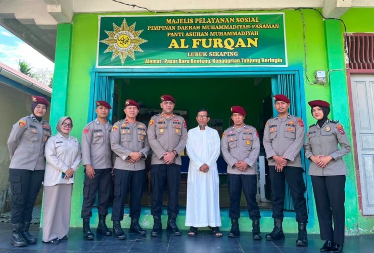 Dalam Rangka Peringatan ke-80 Hari Bhayangkara 2026, Sat Reskrim Polres Pasaman Salurkan Bantuan Sembako