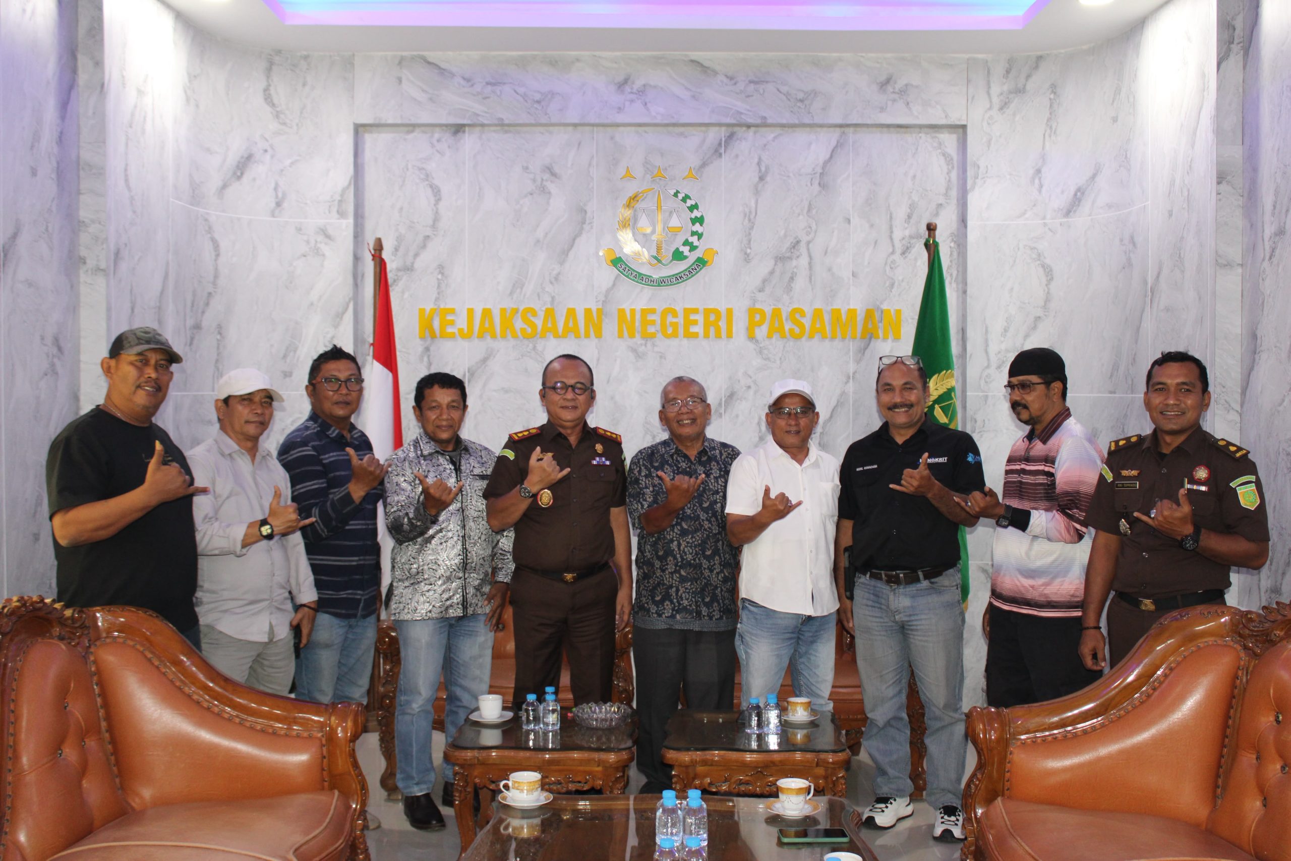 Kepala Kejaksaan Negri Pasaman Hendi Arifin Apresiasi dan Dukung Kehadiran Pers Bersatu Tuah Saiyo Pasaman.