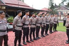 Dalam Rangka Ops Patuh Singgalang 2026 Si Propam Polres Pasaman Gelar Gaktiplin Kelengkapan Personil.